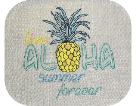 Instant download machine embroidery  watermelon hello summer