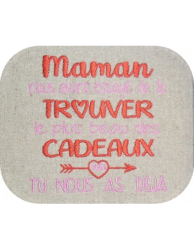 Bonne fête maman 2 - brodshop motifs de broderie machine