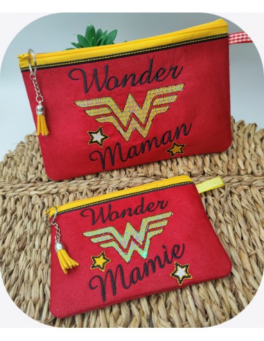 Wonder Logo - Embroidery Design Instant download Machine