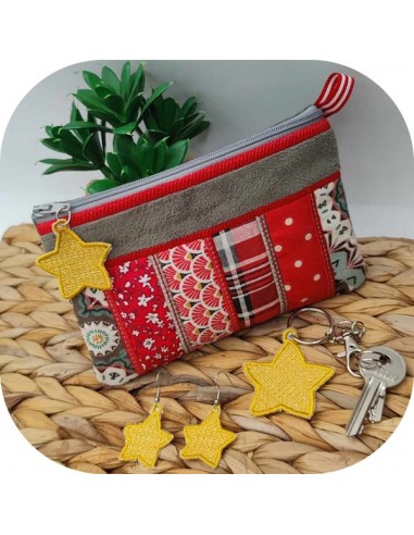 machine embroidery design star fsl