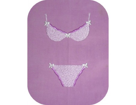 Instant download machine embroidery underwear