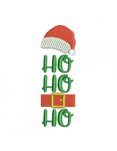 machine embroidery design Christmas text