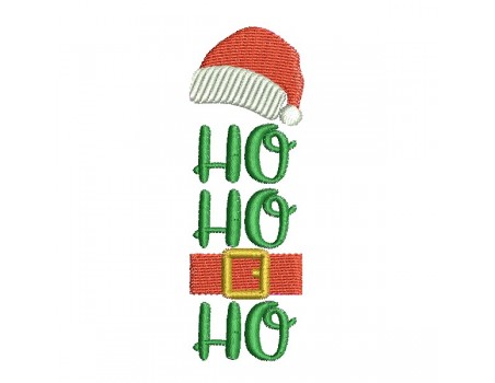 machine embroidery design Christmas text