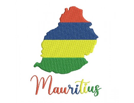 machine embroidery design  Mauritius Island