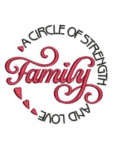 machine embroidery design  family