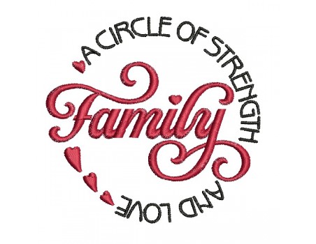 machine embroidery design  family