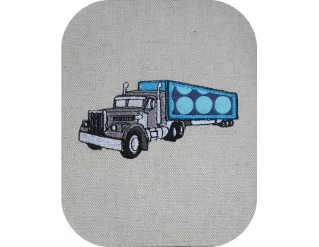 Instant download machine embroidery  truck 