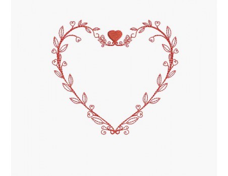 Instant download machine embroidery heart home sweet home