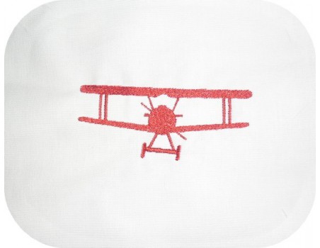 Instant download machine embroidery design airplane