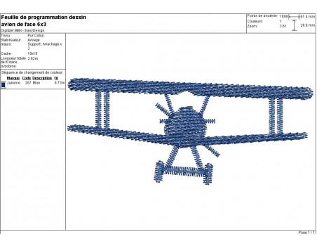 Instant download machine embroidery design airplane