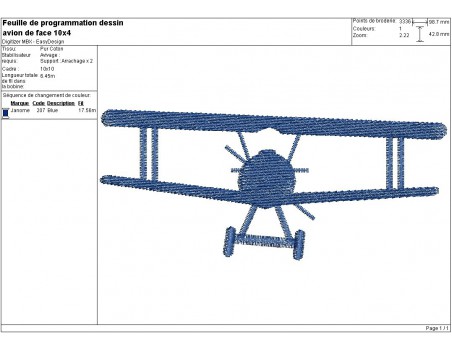 Instant download machine embroidery design airplane